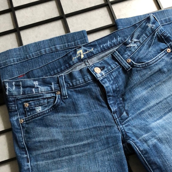 🎈7 for All Mankind. Denim Crop Dojo - Picture 5 of 8